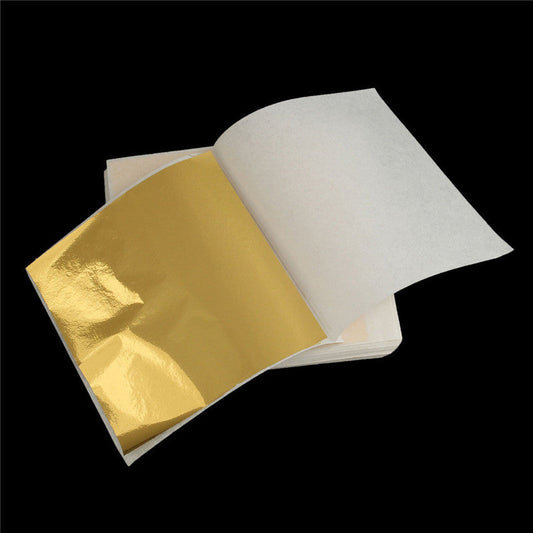 Gold Foil Sheets 100pcs