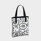 Doodle Floral Tote - Artified Apparel