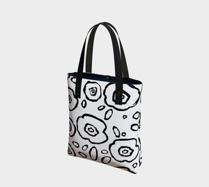 Doodle Floral Tote