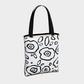 Doodle Floral Tote - Artified Apparel